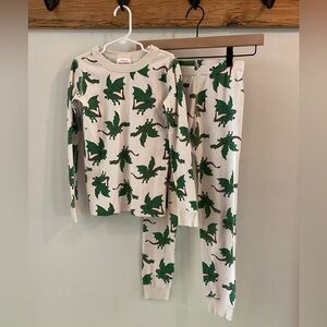 Hanna Andersson Dragon Long John Pajama Set